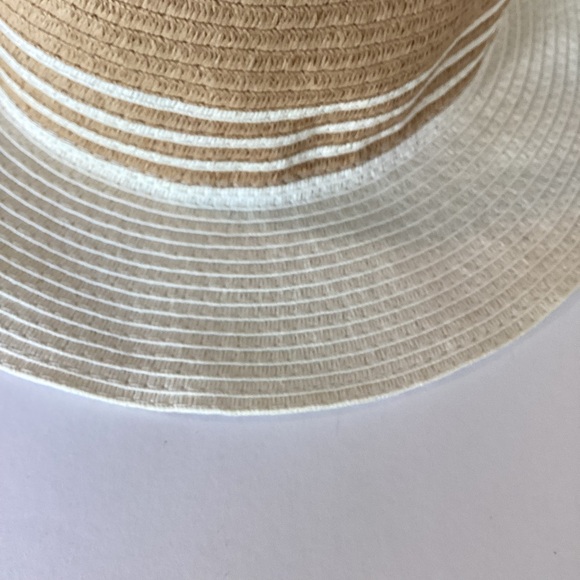 Tropical Trends Straw Hat Unisex One Size Two Tone Panama Floppy Festival Beach - Picture 8 of 13